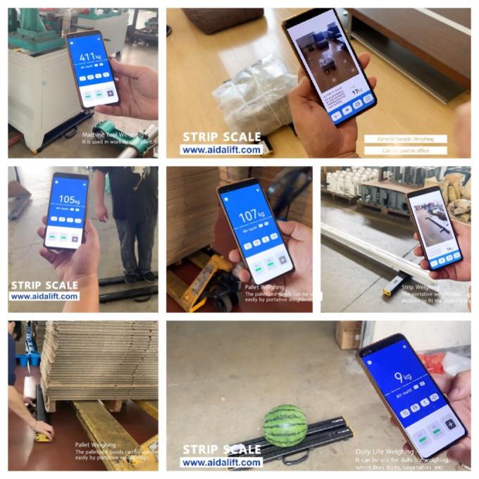 Bluetooth パレット用のポータブル産業用床秤 7