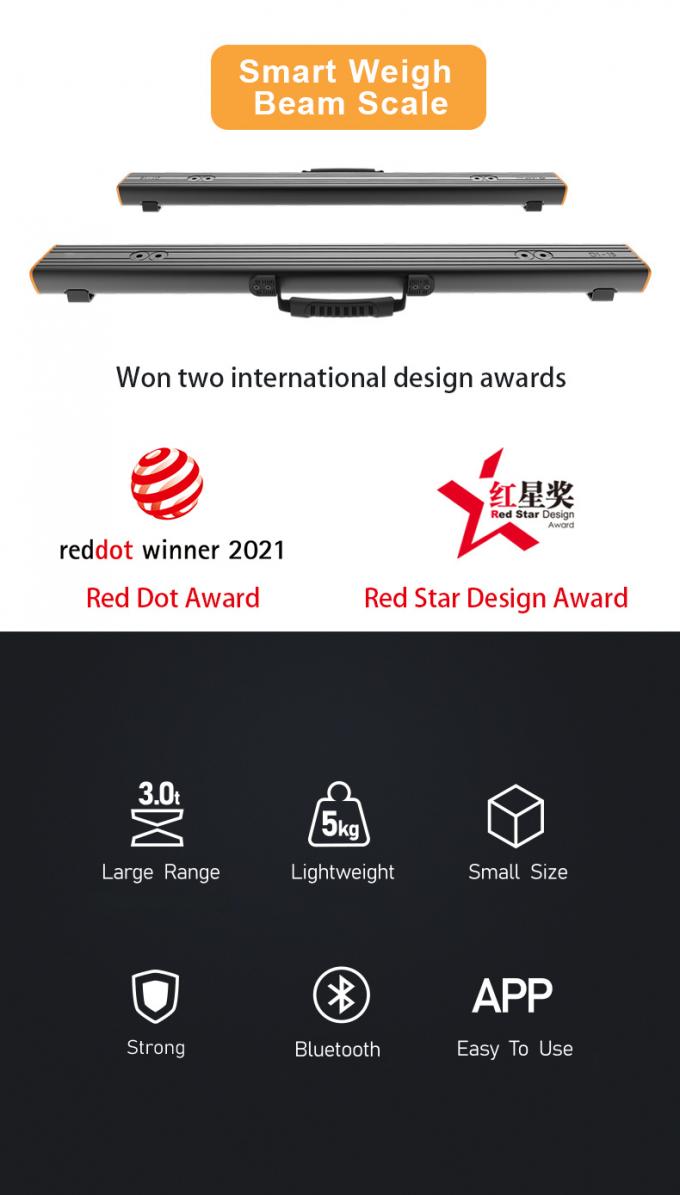 電子ポータブルパレットビームスケール 4500kg APP制御工業 0