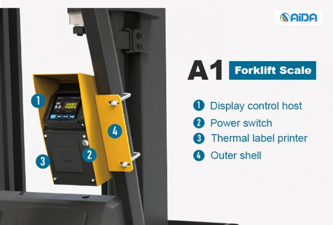 プロのデジタルフォークリフトの秤 5000kg バランス 工業用トラック フォークリフトの使用重量指標 1