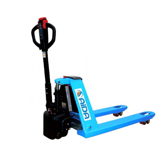 手持ち 2 トンの電動パレットトラック ジャックフォークリフト DCモーター 190mm リフトの高さ 0