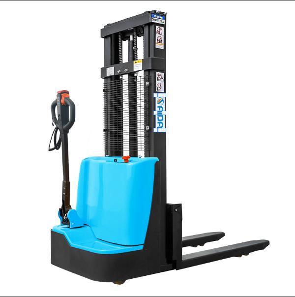 歩行者用電気スタッカー フォークリフト 1200kg 容量 DC モーター 横軸フォークリフトスタッカー 0