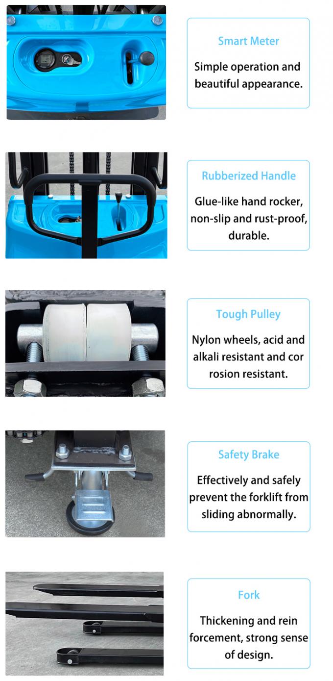 リモコン 半電池スタッカー 軽量 自動ロード パレットスタッカー 1