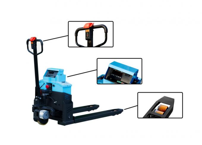 Increase Efficiency and Precision in Material Handling with The Electric Pallet Truck′s Weighing Scale Integration, Providing 500g Precision for 2-Ton Load
